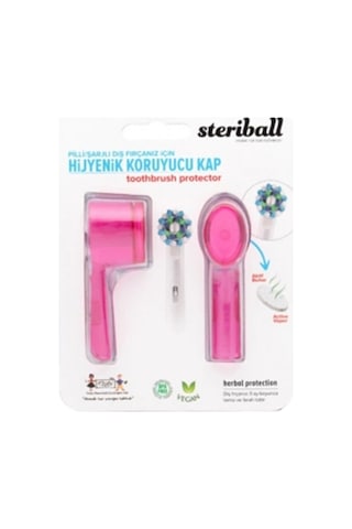 Steriball Şarjlı Diş Fırçası Koruma Kabı 2'li Pembe