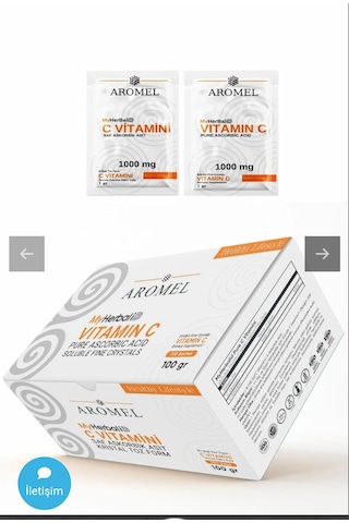 Aromel C Vitamin 100 Şaşe