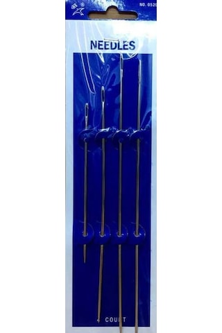 Yorgan Iğnesi - Ince Çuvaldız Iğne 4 Adet