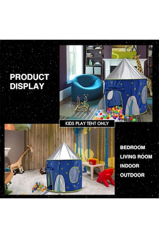 Tomshoo-çocuklar Erkek Çocuklar İçin Çadır Oyun Çadırı Ev Çocuk Yd26209 Mavi