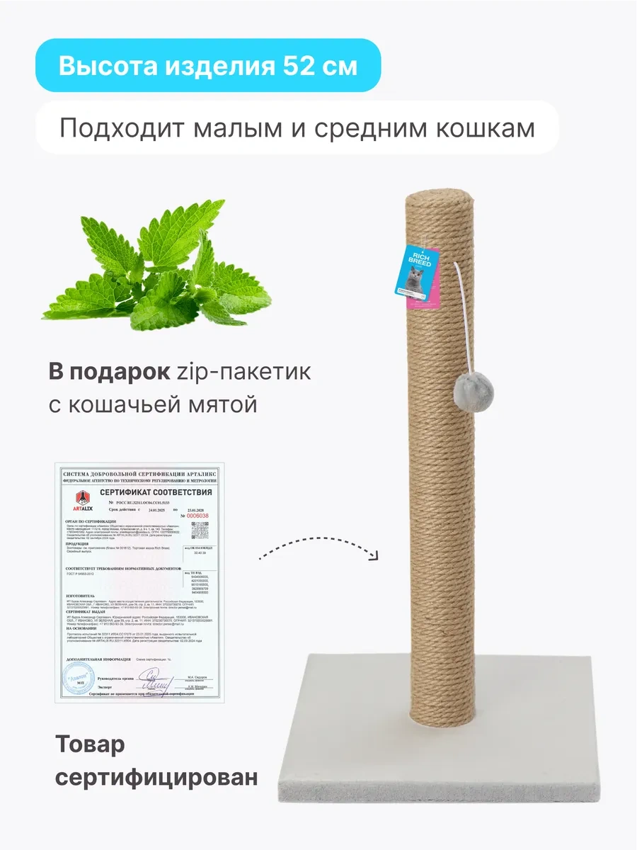 Rıch Breed Kedi İçin Tırmalama Direği Ayaklı Masa 37111385