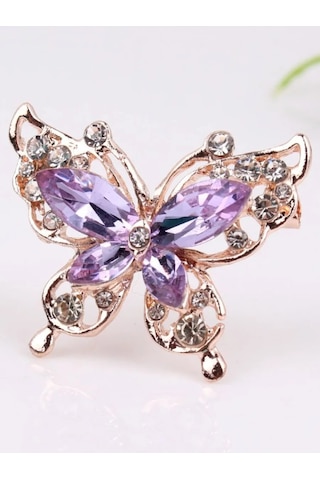 Fashion Jewelry Kelebek Broş Bijuteri 226634386 Altın Rengi