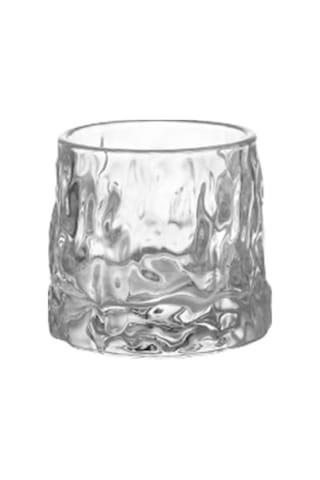 Trendooze Vintage Şeffaf İçme Harika Dokusu Dayanıklı Bardak 3 La