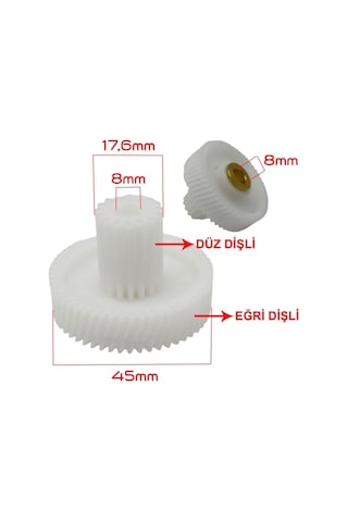 Sinbo Uyumlu Shb-3098 Et Kıyma Makinası Motor Dişlisi