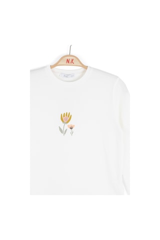 Xo Kids Kız Çocuk Tişort 8-14 Yaş 39301 Ekru