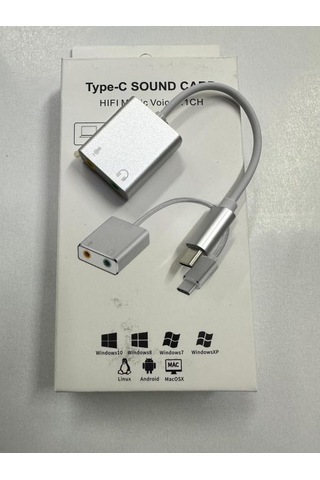 Typec Ses Kartı Type-c Ses Kartı