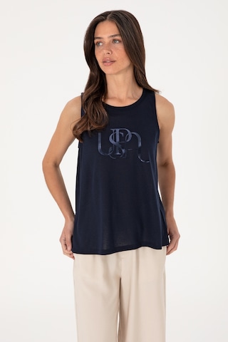 U.S. Polo Assn. Kadın Lacivert Kolsuz Bisiklet Yaka Tişört 50305609-VR033