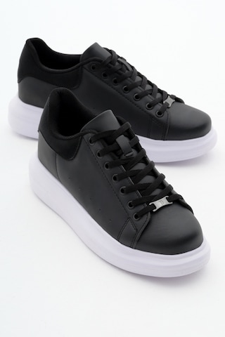 Tonny Black Unisex Siyah Beyaz Rahat Kalıp Yüksek Taban Bağcıklı Spor Ayakkabı V2alx-0 295 Siyah Beyaz Siyah - Beyaz