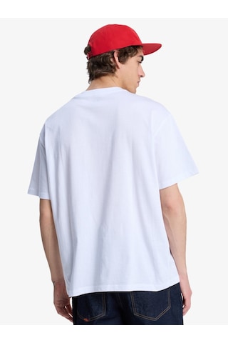 Quiksilver Quıksılver Dna Clıcker Erkek Bright White - Solid T-shırt Eqyzt08207-wbb0 Beyaz
