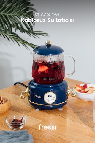 Fressi YSB-GC02 0.6 L Cam Su Isıtıcı Kettle