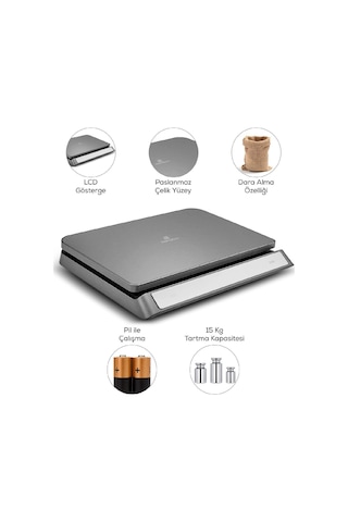 Karaca x Refika Scale Inox Mutfak Tartısı K2186