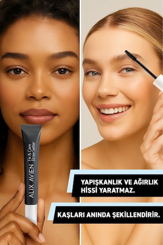 Alix Avien Fix & Care Brow Setter Make Up Fixing Uzun Süre Kalıcı Doğal Hacim Veren Besleyici Kaş Sabitleyici Bakım Jeli