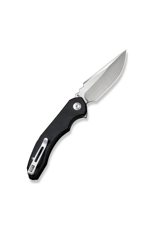Civivi Bluetick Black G10 Handle Satin Finished 14c28n Blade Kamp Çakı Siyah