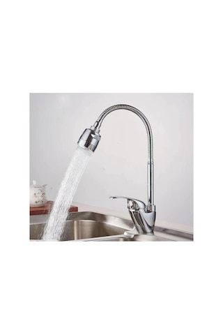 Hareketli Kubar Esnek Spiral Musluk Borusu 2 Farklı Fonksiyonlu 50 Cm