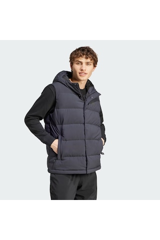 Adidas Erkek Helionic Hooded Down Siyah Yelek Ix8113 001