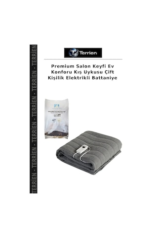 Premium Salon Keyfi Ev Konforu Kış Uykusu Çift Kişilik Elektrikli Battaniye Çok Renkli