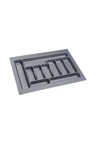 Çekmece İçi Desenli Gri Kaşıklık Antibakteriyel 67x49 Gri