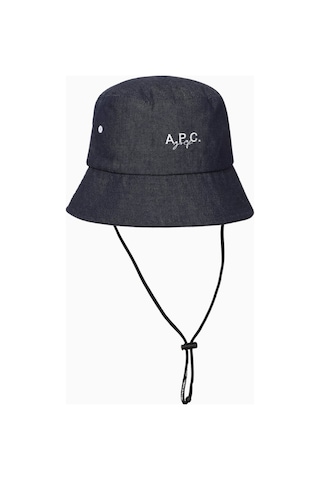 A.p.c Ewen Bucket Hat Unisex Pamuk Şapka Lacivert