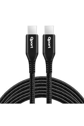 Qport Q-type-c3 3 Metre Type-c 100w Pd Şarj Ve Data Kablosu