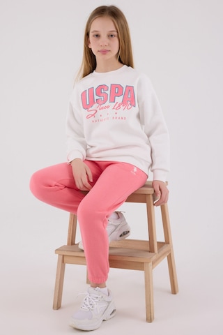 U.s. Polo Assn Kız Çocuk Beyaz Eşofman Takımı Beyaz