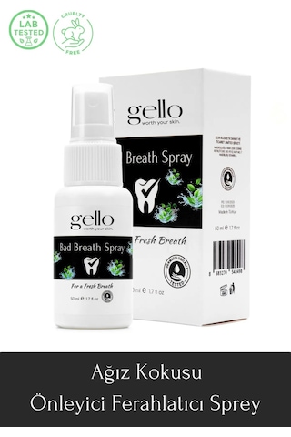 Gello Ağız Kokusu Önleyici Sprey 50 ML