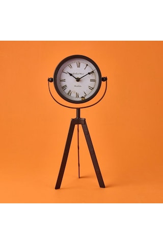 Kpm Tripod Masa Saati - Siyah - 19x42 Cm