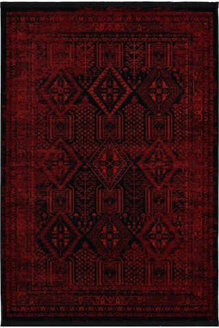 Afgan Türkmen Otantik Desenli Bordo Oturma Odası Salon Mutfak Halısı Afgan Türkmen Otantik Desenli Bordo Oturma Odası Salon Mutfak Halısı 5364a Zs47