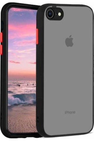 Apple Uyumlu iPhone Se 2020 Kilif Lens Korumali Mat Silikon Kapak 449249142