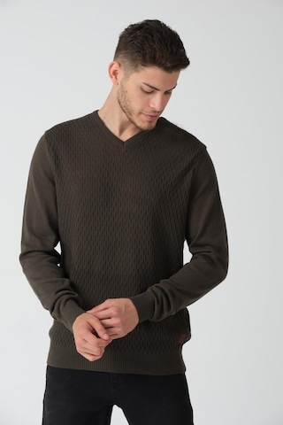 Alexander Gardi Alexandergardı V Yaka Regular Fit Kazak E20-512400 001