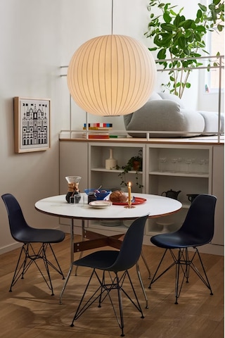 Qdec Japon İpek Avize Küre 40 Cm Beyaz