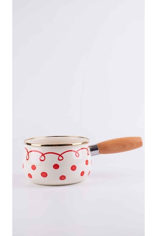 Merry Yılbaşı Özel Emaye Tava 16cm 1,3 Litre