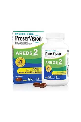 usch + Lomb Preservision Areds 2 Göz Vitamini 120 Kapsül