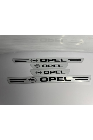 Opel Grubu Uyumlu Kapı Eşiği Koruyucu Ön - Arka 4'lü Set