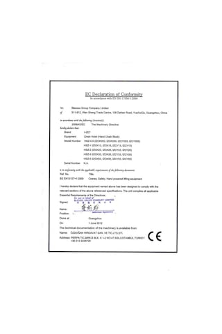 I-Zet 5 Ton 3 m Yuvarlak Ceraskal