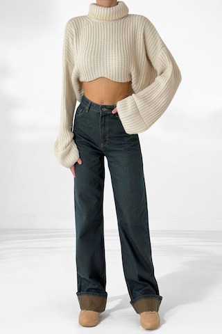 Lacarino 7714 W.leg Kadın Jean Pantolon Od Brown