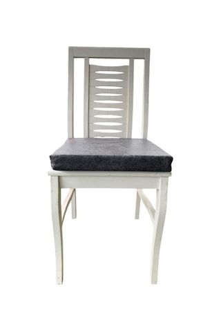 Plastik Sandalye Minderi Balkon Bahçe Minderi Ahşap Mobilya Koltuk Minderi 40x40x5cm Mavi