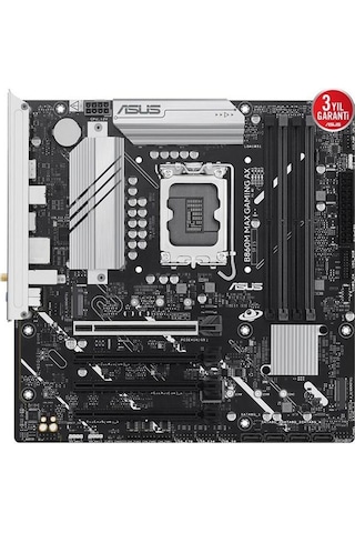 Asus B860m Max Gamıng Ax Wıfı 6 Ddr5 Hdmı-dp Typec Pcıe 5.0 1851p Matx