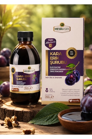 Mesiri Şifa Kara Erik Şurubu 350 Gr Mesiri Şifa Kara Erik Şurubu 350 Gr