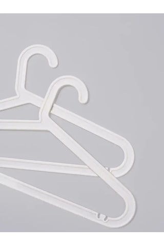 Ikea Çocuk Giysi Askıları Plastik Set 156560210 Beyaz