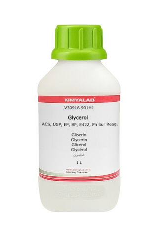 Kimyalab Gliserin Bitkisel Gliserin Farma Kalite Glycerol %99,9 Vegetable 1 L