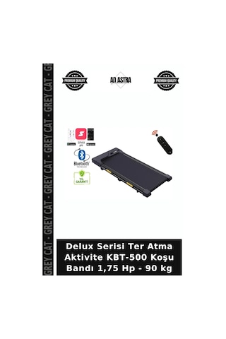 Delux Serisi Ter Atma Aktivite Kbt-500 Koşu Bandı 1,75 Hp - 90 Kg
