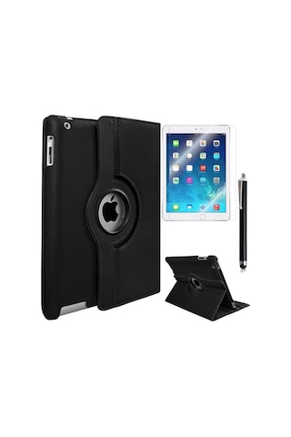Apple Uyumlu iPad 2 3 4 Zore Dönebilen Standlı Tablet Kılıfı