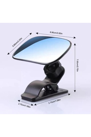 Seametal Araba Bebek Arka Koltuk Dikiz Aynası Bebek Ve Yürümeye Başlayan Çocuk İçin Güvenlik Görünüm Vantuz Cam Güneşlik Plaka Klipsi Clamp