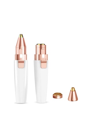 2'li 1 Arada Usb Kadın Tıraş Makinesi Ve Yüz Tüy Alma Makinesi, Beyaz