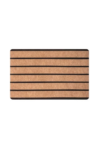 Delta Cc005a Kaymaz Taban Bej Desenli Nem Alıcı Toz Alıcı Kapı Önü Paspası Uv Dayanıklı 45x70