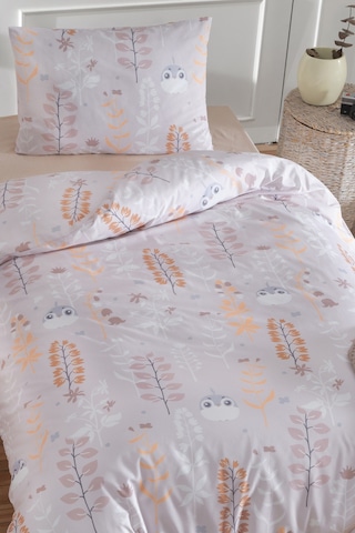 Eponj Home Tek Kişilik Pamuklu Nevresim Takımı 3 Parça Cikcik Desen Bej / Yumuşak Dokulu Bej