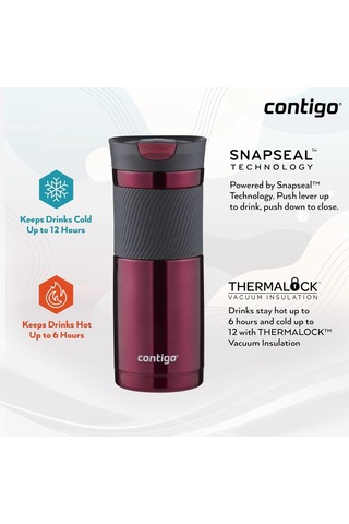 Contıgo Byron Snapseal Termos Bardak 470ml Pembe Genel