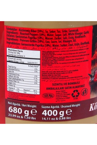Öncü Közlenmiş Biber 680 G 10'lu Set
