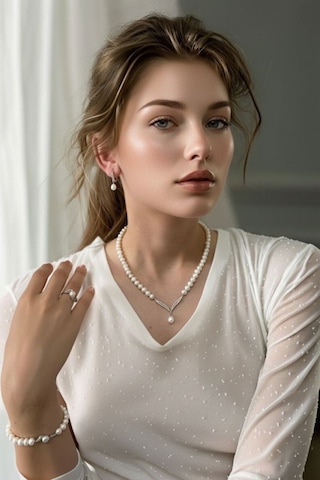 Ethereal Grace Set Gümüş