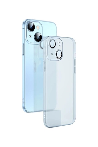 Apple Uyumlu iPhone 14 Kılıf Kamera Korumalı Mat PP Alp Silikon Apple Uyumlu iPhone 14 Kılıf Kamera Korumalı Mat PP Alp Silikon